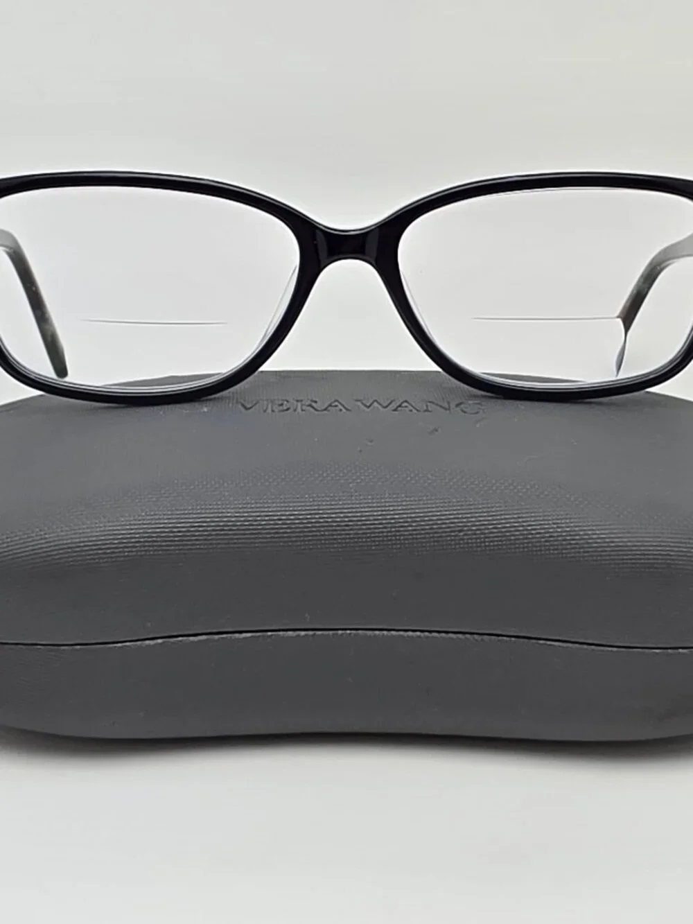 Vera Wang V909 NV Navy Rhinestone Eyeglasses Frame w/ Flexhinge and Case 52mm